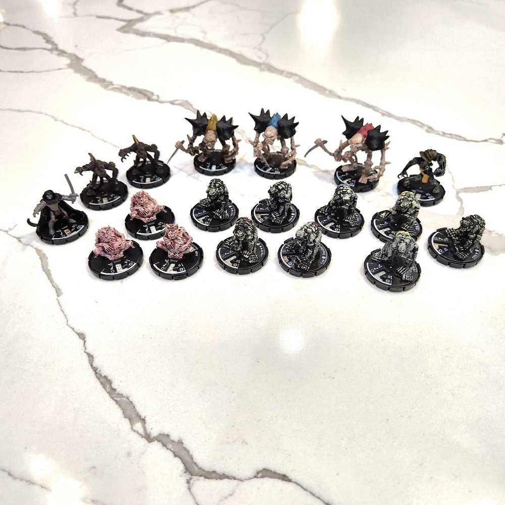 Wizkids Dials Plastic Painted Figure Toy Lot